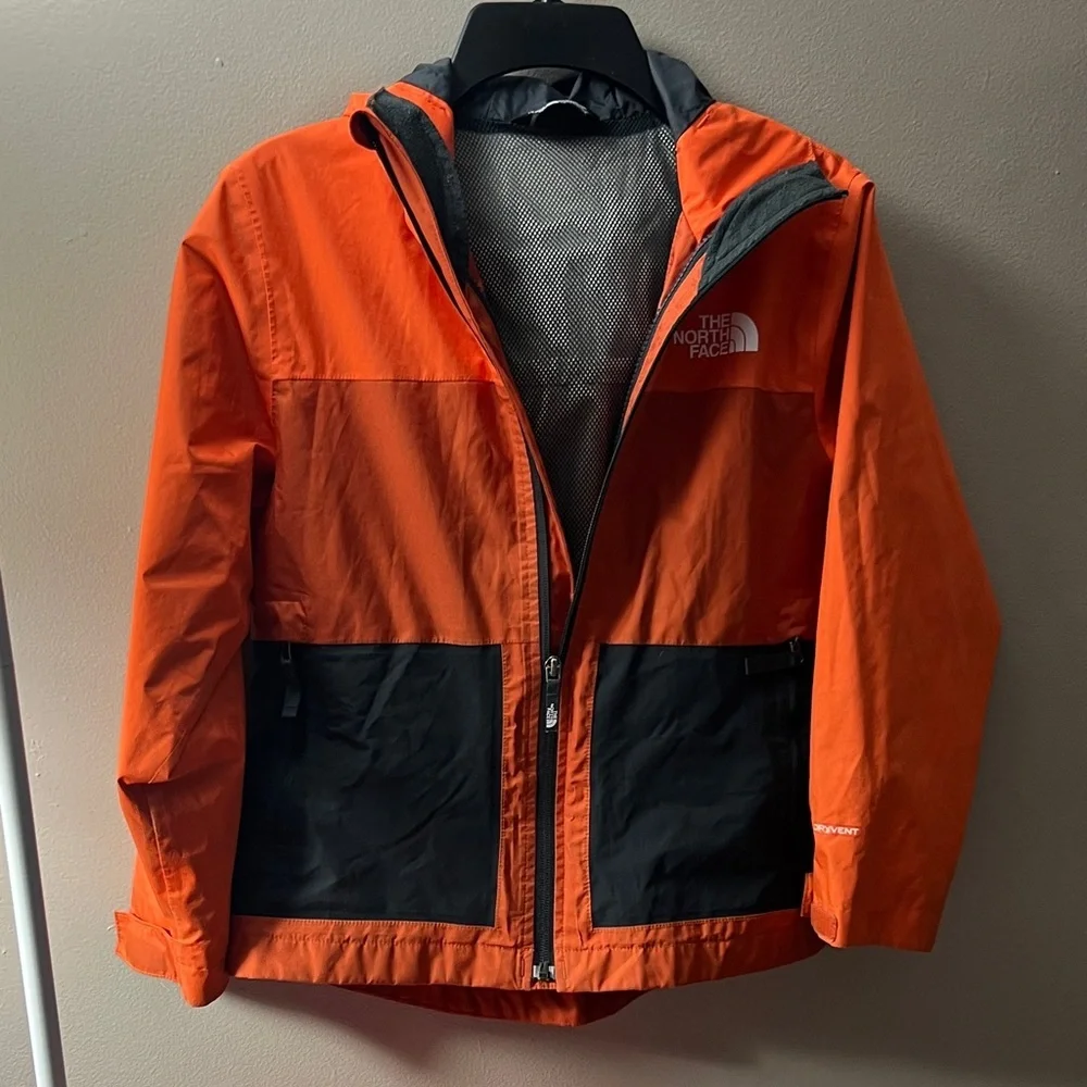 The North Face Vibrant Orange and Black Jacket